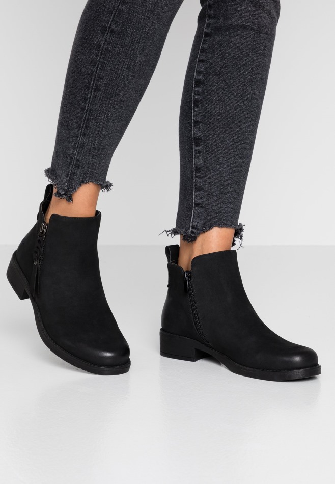 Femmes Noires Bottines Classiques Gabor | Exclusif